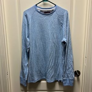 Light blue Alesbury long sleeve thermal crew